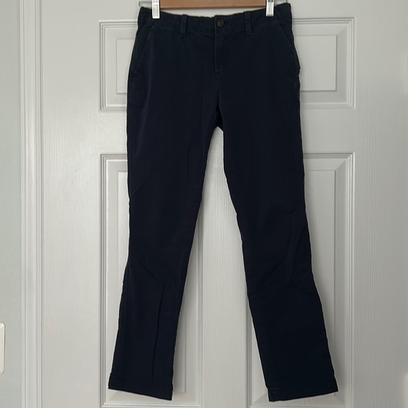 GAP Girlfriend Twill Khaki Chino Pant Navy Size 00 - Picture 4 of 12